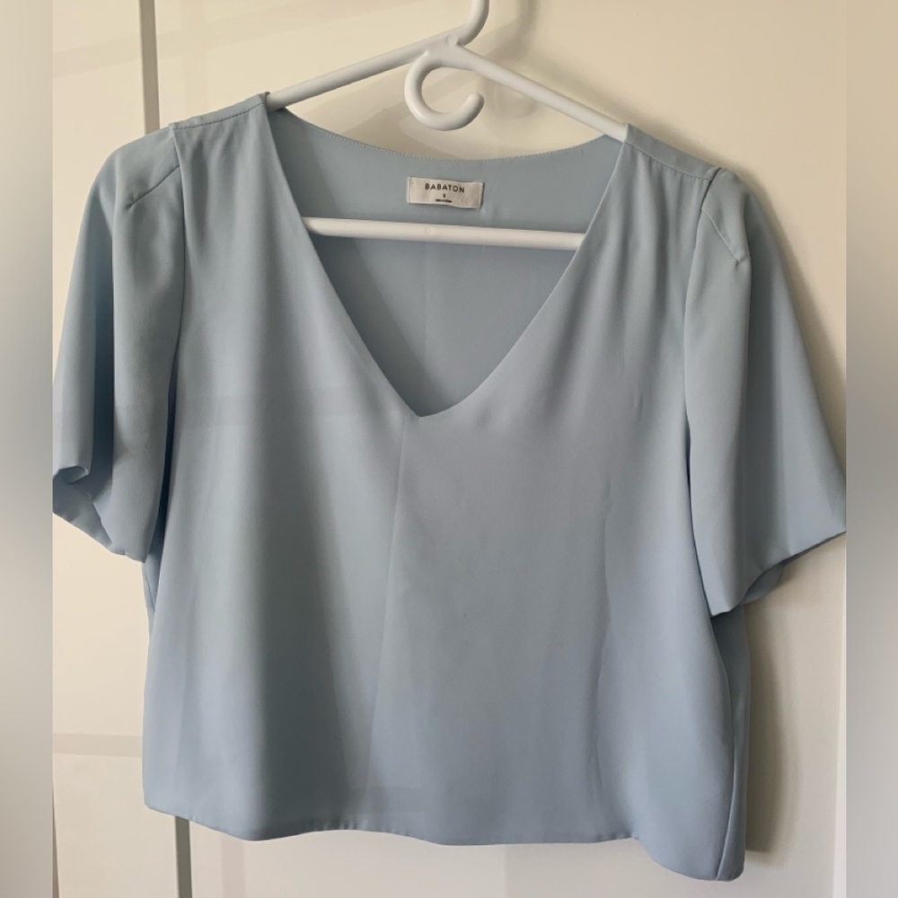 Light blue Babaton t shirt